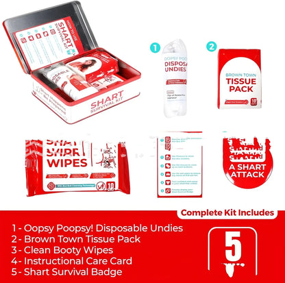 Poop Gift Set Survival Kit